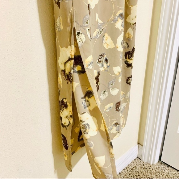 VTG CALIFORNIA CONCEPTS gray floral maxi dress 7 - Picture 4 of 8